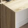 vidaXL Scrivania in rovere Sonoma 138,5 x 55 x 143 cm in Anteprima dell’immagine prodotto 4