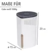 WENKO Raumentfeuchter Mod. Drop Weiß 2 x 1000 g, für Räume Produktbild-Vorschau 8