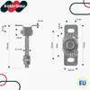 KOTARBAU® Torangel nastavitelný 136 mm M12 závěsy pro Náhled obrázku produktu 3