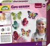 LENA Gipsgießen Glitter Schmetterlinge Glitzer Magnete Produktbild-Vorschau 6