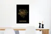 MuchoWow® Poster Dortmund - Gold - Karte - Stadtplan 40x60 Produktbild-Vorschau 5