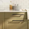 vidaXL Möbelgriffe 5 Stk. Schwarz 192 mm Edelstahl Produktbild-Vorschau 2