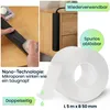 Doppelseitiges Nano-Klebeband Transparent (5m x 50mm): Produktbild-Vorschau 2