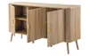 Calicosy - Madia a 3 ante effetto rovere con frontali a Anteprima dell’immagine prodotto 4