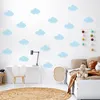 Muralo Wandsticker Set für Kinder BLAUE WOLKEN Br. 120cm x Produktbild-Vorschau 4