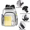 Transparenter Rucksack 1 Stück, Robuster PVC-Schulrucksack, Produktbild-Vorschau 4