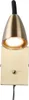 LED Leselampe, Wandleuchte mit Schalter & Stecker, Messing, Produktbild-Vorschau 5