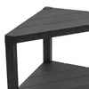 Tavolino triangolare in plastica color antracite - 46 x 45 Anteprima dell’immagine prodotto 6