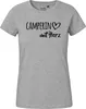 Huuraa Damen T-Shirt Camperin mit Herz S Sport Grey Bio Produktbild-Vorschau 2
