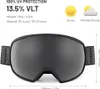 Skibrille, Ski Snowboard Brille, UV-Schutz Goggle, Produktbild-Vorschau 10