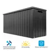 BigDean Gartenbox 270 L mit Rollen aus wetterfestem Produktbild-Vorschau 2