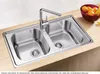 Blanco Dinas 8 - 523 377 Edelstahlspüle Bürstfinish Produktbild-Vorschau 2