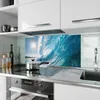 Küchenrückwand Spritzschutz Glas mit Motiv Riesige Welle Produktbild-Vorschau 2