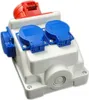 RoadEu Kombi Wandsteckdose, 16A Steckdose 5P, 3x 230V Produktbild-Vorschau 4