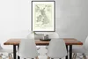 MuchoWow® MuchoWow® Gerahmtes Poster Klassische Weltkarte Produktbild-Vorschau 3