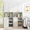 GOPLUS Küchenschrank hoch, Hochschrank mit 3 Türen & 2 Produktbild-Vorschau 9