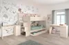 Kinder- und Jugendzimmer Möbel Set mit Etagenbett 90x200 Produktbild-Vorschau 1
