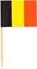 50 Belgien Flaggen Party Picker 8cm Produktbild-Vorschau 2