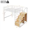 Merax Etagenbett Hochbett 140x200 mit Treppe, Kinderbett Produktbild-Vorschau 10