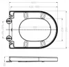 BERNSTEIN Duroplast WC-Sitz U1002 in Schwarz mit Produktbild-Vorschau 11