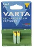 Varta Recharge Accu Recycled AAA 800 mAh 2er-Pack Produktbild-Vorschau 3