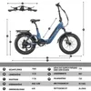 48V 15Ah E-Bike E Bike Elektrofahrräder Klappräder E-bike Produktbild-Vorschau 11