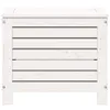 vidaXL Zahradní stolička bílá 62x31,5x52 cm z masivního Náhled obrázku produktu 4