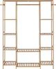 A freestanding wardrobe rack made of bamboo. Anteprima dell’immagine prodotto