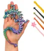 3D Drache - 30 cm – Blau-Grün-Violett Produktbild-Vorschau 1