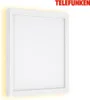 A white LED panel light with a yellow glow around the edges, set against a white background. Produktbild-Vorschau