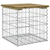 vidaXL Gartenbank aus Gabionen 43x44x42 cm Kiefernholz Produktbild-Vorschau 3