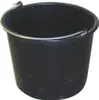 A black bucket with a metal handle is shown against a white background. Anteprima dell’immagine prodotto
