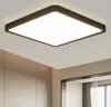 ZMH LED Plafonnier Noir Plat Plafonnier 18W 23CM Angulaire Voir les images du produit 1