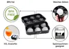 2er Set Eiswürfelform Silikon, Kugel 4,5 cm, schwarz Produktbild-Vorschau 2