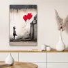 Wanddeko 40x60 cm - Banksy - Kunst - Mädchen - Luftballons Produktbild-Vorschau 6