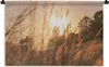 MuchoWow® Wandteppich Wandbehang Gold - Sonne - Pflanzen Produktbild-Vorschau 1