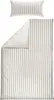 Erwin Müller Wendebettwäsche taupe-weiß 1x 155x200 cm + 1x Produktbild-Vorschau 1