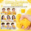 Squishy Spielzeug Käseform Stressabbau 7 cm TPR Struktur Produktbild-Vorschau 2