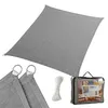 Slnečná plachta Relaxdays, 3 x 4 m, HDPE, priedušná, Náhľad obrázku produktu 1