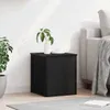 vidaXL Scatola portaoggetti in rovere nero 40 x 42 x 46 cm Anteprima dell’immagine prodotto 4