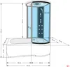 Kombination Badewanne Dusche K55-L33 Duschtempel 170x100 cm Produktbild-Vorschau 5