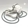 2mm Kette Collier Ankerkette Halsschmuck, rhodiniert, 925 Produktbild-Vorschau 2