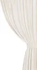 A close-up of a beige curtain tie-back with pleats. Produktbild-Vorschau