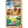 Educa - Disney - Tierfreunde - Puzzle 2x50 Teile Produktbild-Vorschau 1