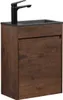 Badplaats Gäste-WC Waschtisch Set Sinta 40 x 22 cm Walnuss Produktbild-Vorschau 1