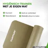 Tunturi NBR Yogamat met Draagtas - Fitnessmat Extra dik & Productafbeelding-voorbeeld 8