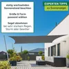 Sonnensegel Rechteck, 2x3m, anthrazit, wasserabweisend Produktbild-Vorschau 8