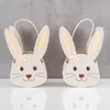 2er Set Hasenkorb Ostern Filz H30cm Grau Osterhase Produktbild-Vorschau 5