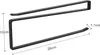 Intirilife 2x Papierrollenhalterung in Schwarz - Z-Form, Produktbild-Vorschau 2