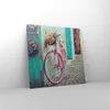 Bild auf Leinwand - Leinwandbild - Einteilig - Rosa Fahrrad Produktbild-Vorschau 4